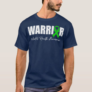Fight the Stigma Mental Health Awareness Green War T-Shirt