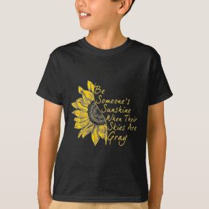 Fight The Stigma Mental Health Awareness Sunflower T-Shirt
