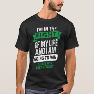 Fight to Win Depression Awareness Supporter Ribbon T-Shirt