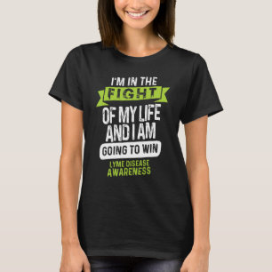Fight to Win Lyme Disease Awareness Supporter Ribb T-Shirt