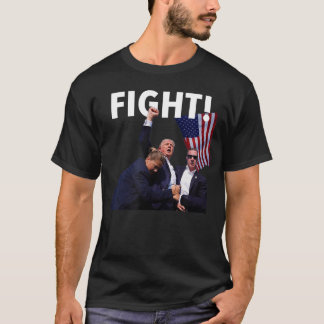 Fight Trump 2024 Survived Shot At Election Rally T-Shirt