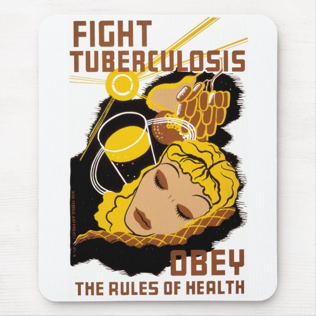 Fight Tuberculosis Mouse Pad (Front)