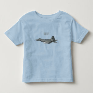 Fighter aircraft cartoon illustration toddler t-shirt