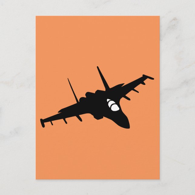 fighter aircraft postcard (Front)