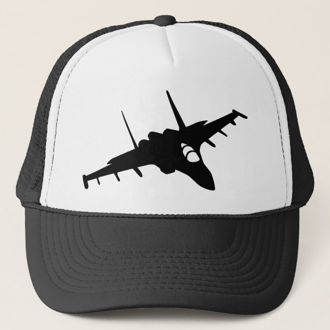 Fighter aircraft trucker hat (Front)