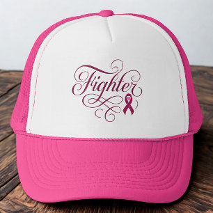 Fighter Breast Cancer Awareness Trucker Hat