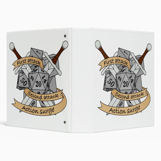 Fighter Dice Design Binder (Background)