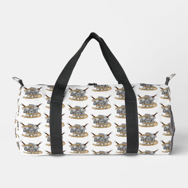 Fighter Dice Design Duffle Bag (Front)