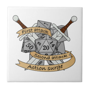 Fighter Dice Design Tile