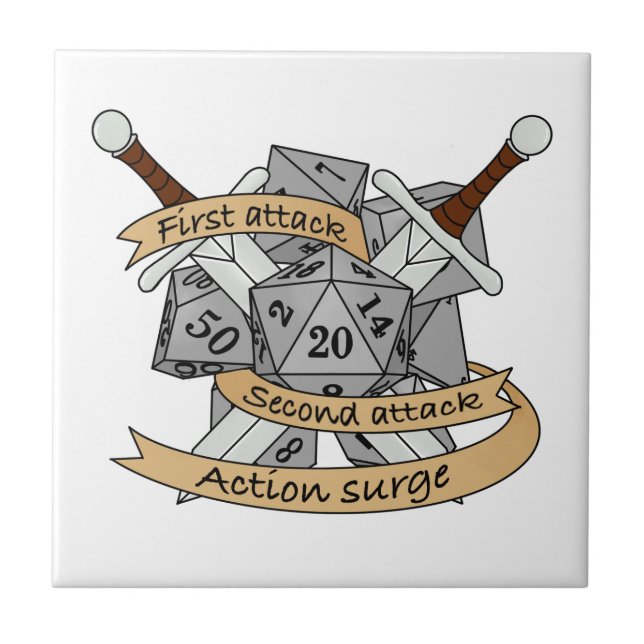 Fighter Dice Design Tile (Front)