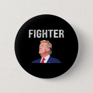 Fighter Donald Trump 2024 2 Inch Round Button