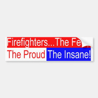 fighter insane bumper sticker