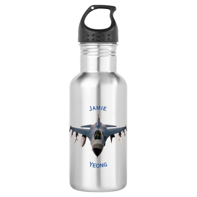 Fighter Jet 532 Ml Water Bottle (Front)