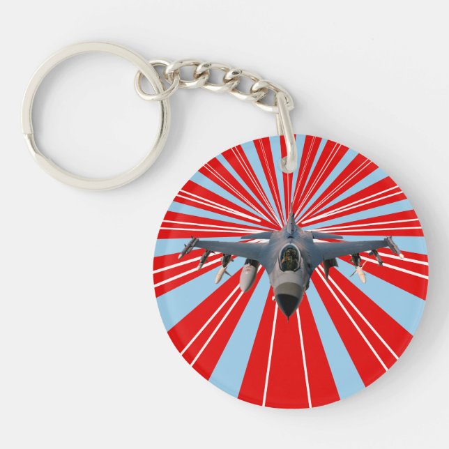 Fighter Jet Keychain (Front)