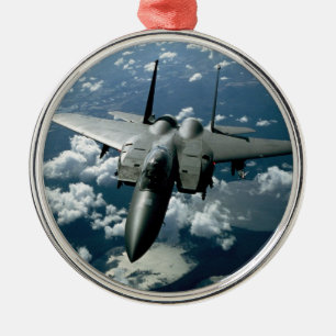 Fighter Jet Metal Ornament