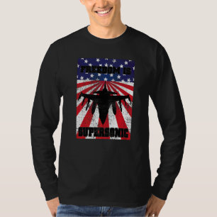 Fighter Jet Pilots Memorial Day American Military  T-Shirt