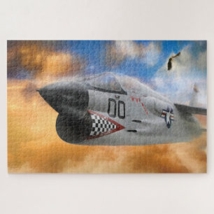 FIGHTER JET WILD SKY FRONTIERS JIGSAW PUZZLE