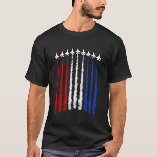 Fighter Jets Airplane American Flag 4Th Of July Ce T-Shirt