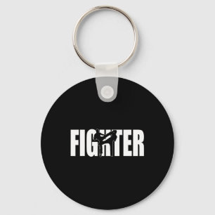 Fighter Mma Kickboxing Muay Thai Mixed Martial Art Keychain