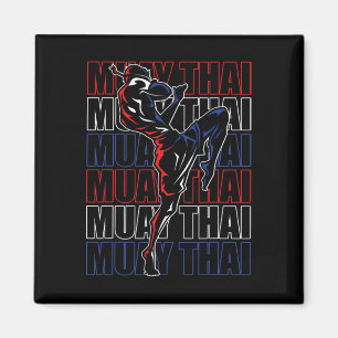 Fighter Muay Thai Sports Martial Arts Mma Thailand Magnet