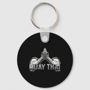 Fighter Muay Thai Sports Mma Martial Arts Thailand Keychain
