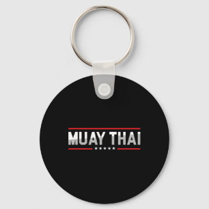 Fighter Muay Thai Sports Mma Thailand Boxing Marti Keychain