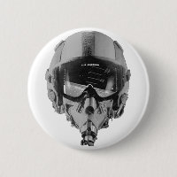 Fighter Pilot Helmet and Altimeter