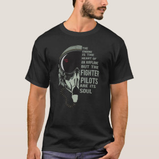 Fighter Pilot Helmet and Oxygen mask maximum speed T-Shirt