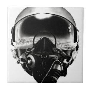 Fighter Pilot Helmet Tile
