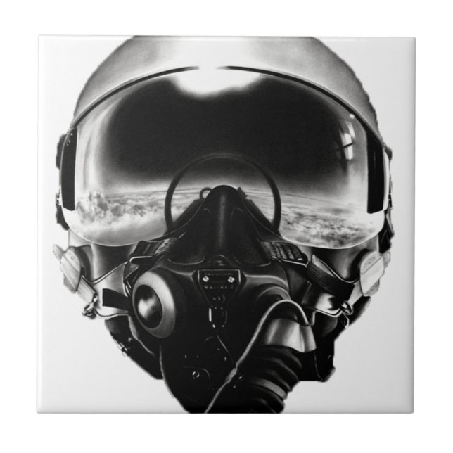 Fighter Pilot Helmet Tile (Front)