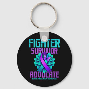 Fighter Survivor Advocate Long Sleeve Keychain