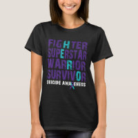 Fighter Survivor Suicide Awareness Mental Health