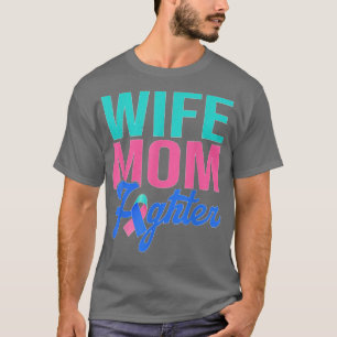 Fighter Thyroid Cancer Awareness  T-Shirt