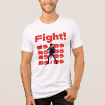 Fighter with 90s Retro Anime Style