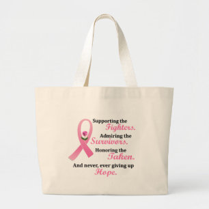Fighters Survivors Taken 2 BC Large Tote Bag