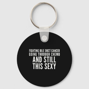 Fighting Bile Duct Cancer Going Through Chemo Stil Keychain