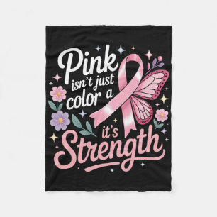 Fighting Breast Cancer Girls Women. Breast Cancer Fleece Blanket