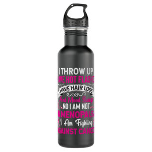 Fighting Cancer Pink Ribbon Breast Cancer 710 Ml Water Bottle
