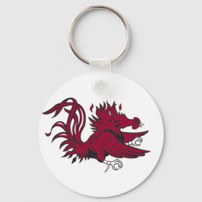 fighting chicken key chain (Front)