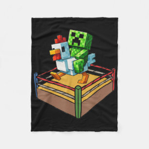 Fighting Chicken Video Games Shirt Boy Kids Funny  Fleece Blanket