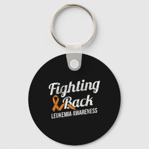 Fighting Ck Leukaemia Awareness Leukaemia Cancer R Keychain