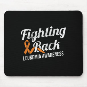 Fighting Ck Leukemia Awareness Leukemia Cancer Rib Mouse Pad