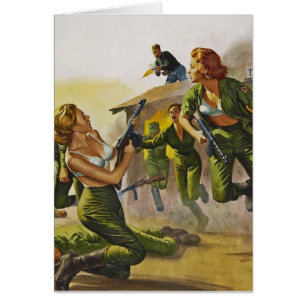 Fighting Combat Women in their Bras