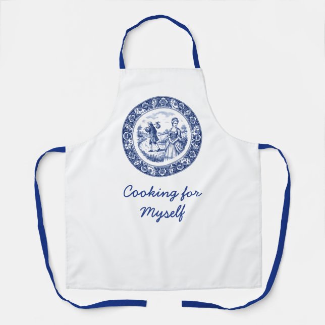 Fighting Couple  Apron (Front)