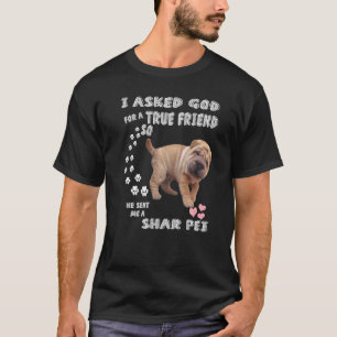 Fighting Dog Cantonese Shar Pei Mom Dad Chinese Sh T-Shirt