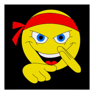 Fighting Emoji Poster