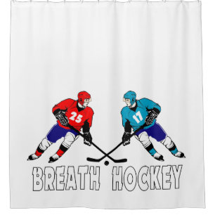 Fighting hockey players