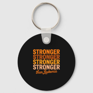 Fighting leukaemia cancer ribbon leukaemia support keychain