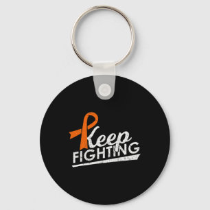 Fighting Leukaemia Multiple Sclerosis Warrior Awar Keychain