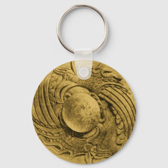 FIGHTING OF GRYPHONS KEYCHAIN (Front)